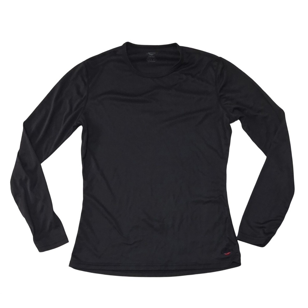 s Hot Chillys Womens Small Black Long Sleeve Base Layer Thermal Athletic Top